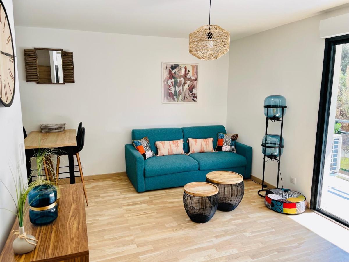 Ajaccio T2 Grand Standing Neuf - Centre Ville Et Plages - 4 Personnes - Parking Prive Exterior foto